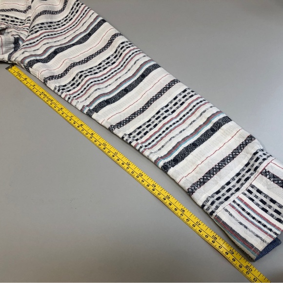 Kolby Men’s Button Down Shirt, Sz L, White/Blue/Red - Picture 7 of 12